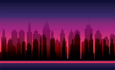 2D Game Background City