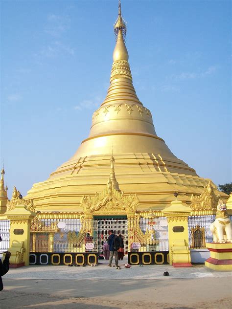 stupa at kushinagar