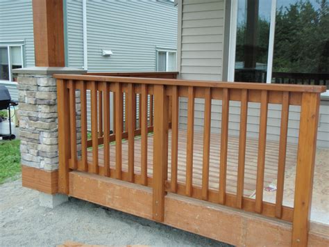 Deck railing design, Deck balusters, Wood deck railing