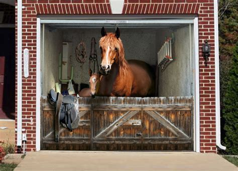 Interesting and Funny Garage Door Murals - Zero To 60 Times