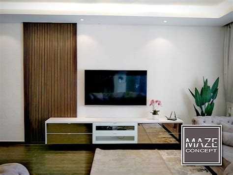 TV Panel Decorative Wood Wall Fluted Panel | Maze Concept