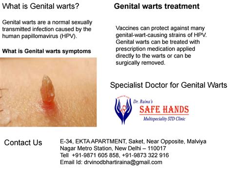 What is Genital warts and treatment by safehandsclinic - Issuu