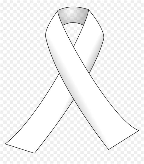 Aids Ribbon Clipart, Vector Clip Art Online, Royalty - Awareness White ...