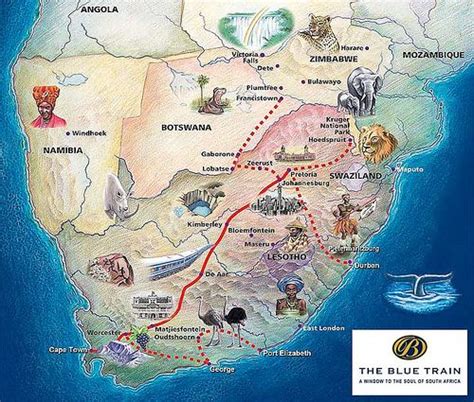 Road Map Of Southern Africa - My Maps