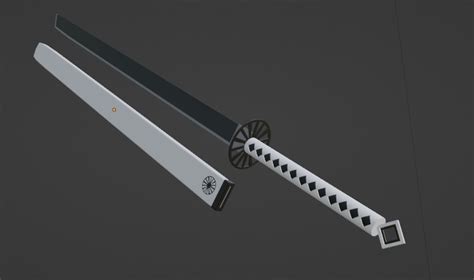 3D Modeling| Black and White Katana - Creations Feedback - Developer ...