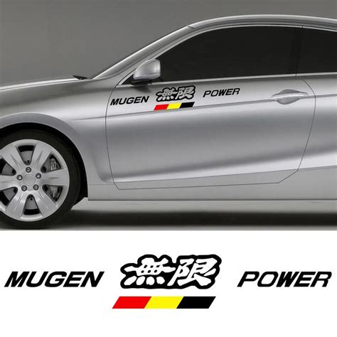 Promotional goods 3D Mugen Power Honda Car Racing Sport Stickers Resin ...