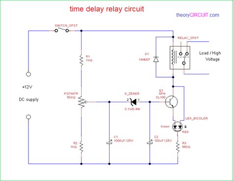 Time Delay Relay Circuit