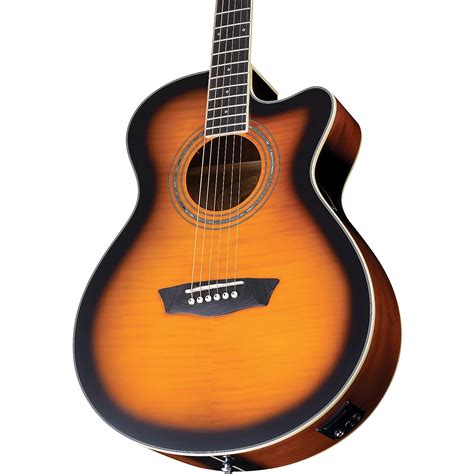 Washburn Festival Series Acoustic-Electric Guitar Tobacco Burst ...