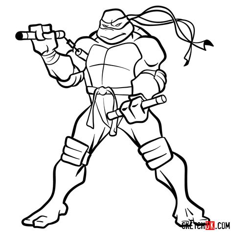 Ninja Turtles Drawings Easy