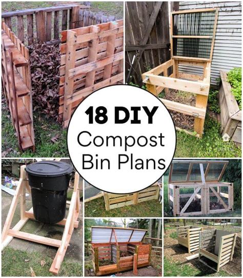 18 DIY Compost Bin Plans to Build Your New Compost Bin - DIY Crafts