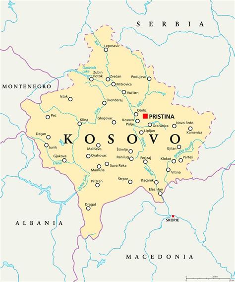 Kosovo Map Europe – Topographic Map of Usa with States