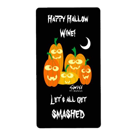 Funny Halloween Wine or Beer Labels | Zazzle