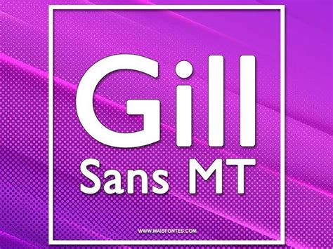 Gill Sans MT in 2022 | Online fonts, Cool fonts, Stylish text