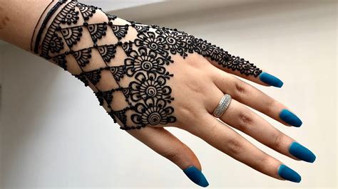 Simple Henna Designs For Beginners Step By Step 2020 || Simple Mehndi ...