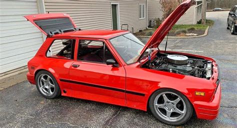 This Insane Yugo Hatchback Has TWO Cadillac V8s | Carscoops