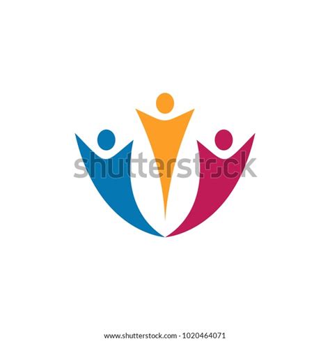 Community Unity Logo Template Stock Vector (Royalty Free) 1020464071 ...