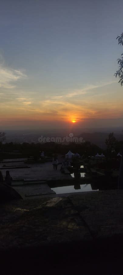 Sunset for Tebing Breksi Yogyakarta Stock Photo - Image of breksi ...