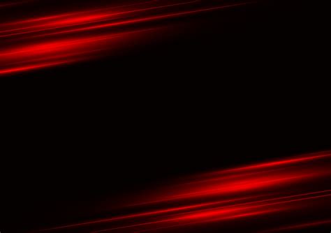 Abstract red speed neon light effect on black background vector ...