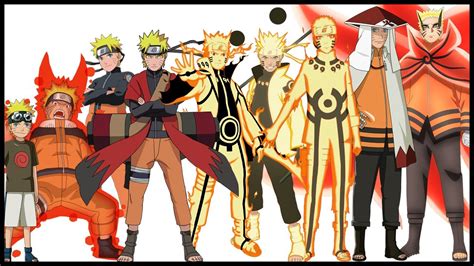 All Forms and Evution Naruto Uzumaki | Ninja World | - YouTube