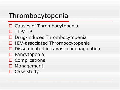 Antibiotic induced thrombocytopenia