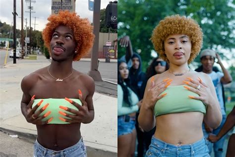 Lil Nas X Dresses in Ice Spice Costume for Halloween - Disndatradio