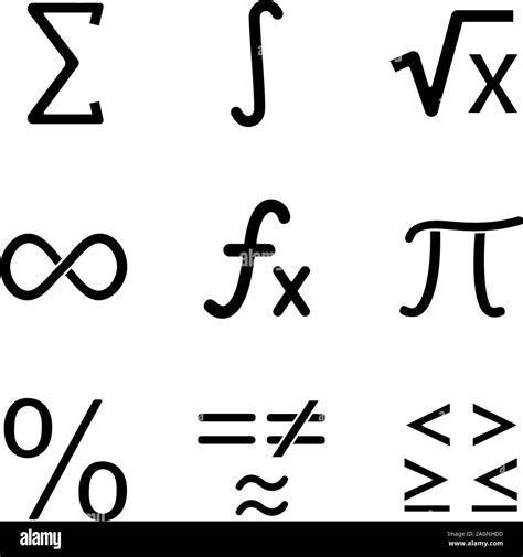 Math Symbols High Resolution Stock Photography and Images - Alamy