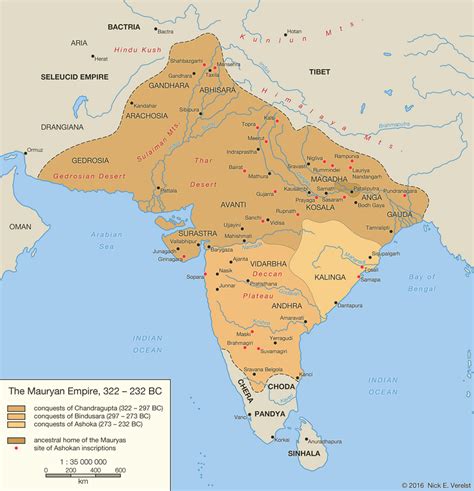 The Mauryan Empire, 322 - 232 BC by Undevicesimus on DeviantArt