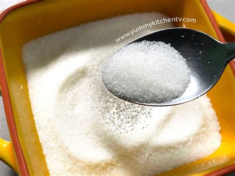 White Sugar "One of the most common types of sugar" - Yummy Kitchen