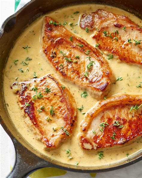 Easy Creamy Mustard Pork Chops Recipe | Kitchn