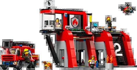 LEGO City Fire Station with Fire Truck • Set 60414 • SetDB