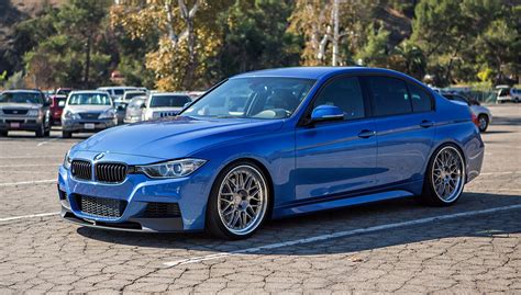 Bmw F30 estoril blue - HRE wheels | BMW F30 / 3 SERIES | Pinterest