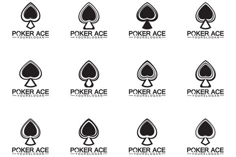 Ace of Spades Icon Logo Design. Graphic by kosunar185 · Creative Fabrica