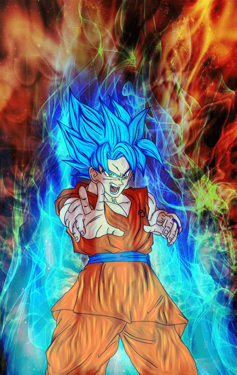 Super Saiyan God Super Saiyan Goku Wallpapers - Wallpaper Cave