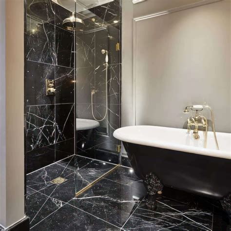 Black Marble Bathroom