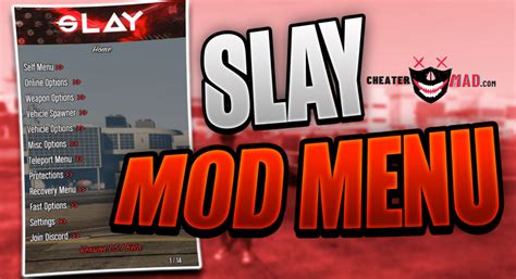 Slay Free GTA 5 Online Mod Menu [Slay Reborn v1.2] - CHEATERMAD.COM