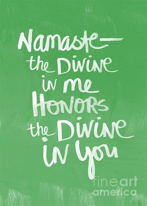 Namaste Card Art Print by Linda Woods | Namaste, Quotes, Yoga quotes