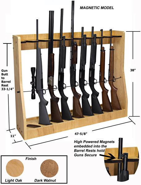 Quality Rotary Gun Racks, quality Pistol Racks - Gun Rack - Magnetic ...