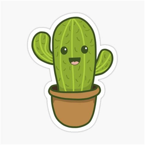 Cactus Emoji Stickers | Redbubble