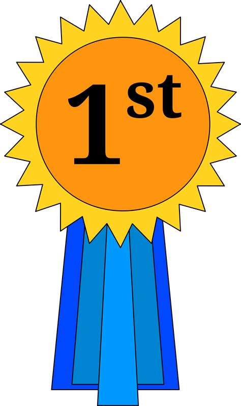 Clipart - 1st Place Ribbon