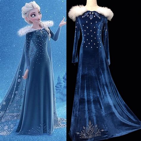 R998 OLAF'S FROZEN ADVENTURE Elsa dress