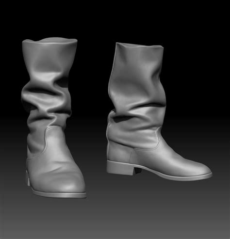 Boots | 3D model | Boots, Model, Womens boots