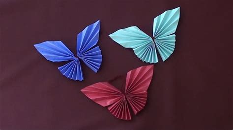 Paper Butterfly Origami - Very Easy Paper Arts and Crafts for Kids and ...