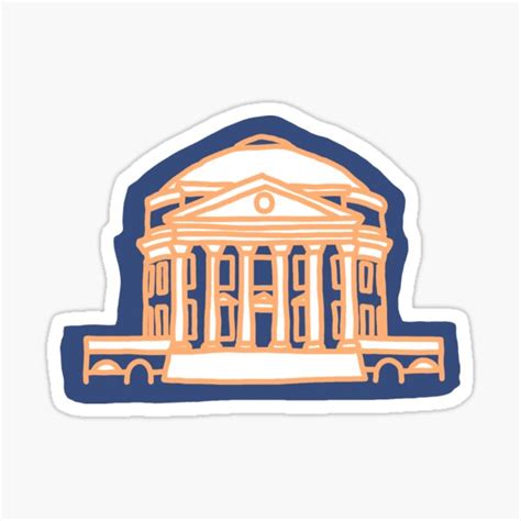 "UVA Rotunda" Sticker for Sale by nealonm | Redbubble