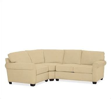 Buchanan Upholstered Right 3-Piece Small Sectional with Corner Wedge ...