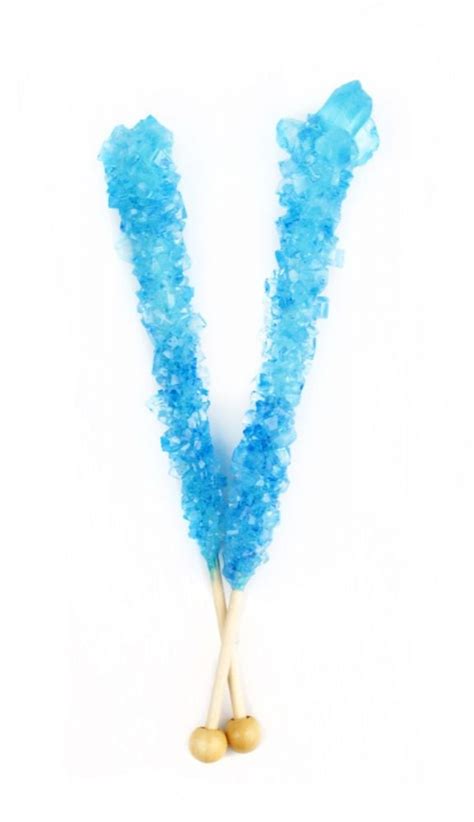 Blue Rock Candy Sticks Blue Raspberry 36 Piece