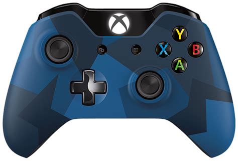 Xbox One Wireless Controller (Blue Camo - Midnight Forces)