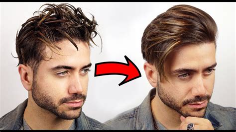 HOW TO GET STRAIGHT HAIR - Men's Curly to Straight Hair Tutorial 2018