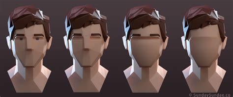 Need Low Poly 3d Face of a Person - $50 - Paid Work - Blender Artists ...