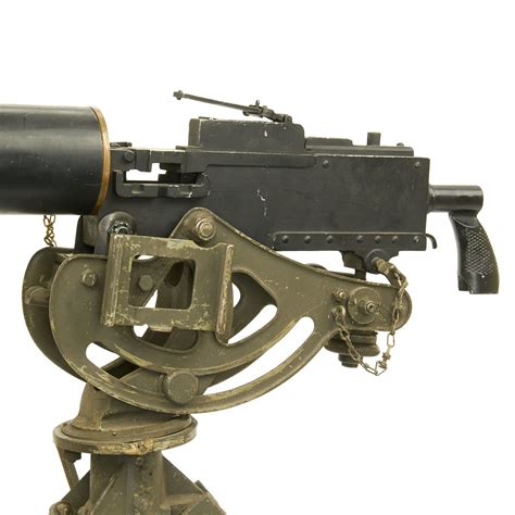 Original U.S. WWII Browning M1917A1 Display Machine Gun With Tripod and ...