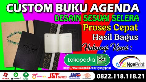 Tempat Cetak Buku Agenda Custom Murah di Warungasem Batang | Proses ...